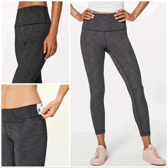 Lululemon Wunder Under Hi-Rise 7/8 Tight Sz 6 - Picture 1 of 9